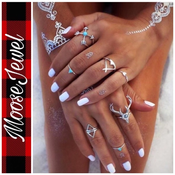 MooseJewel Jewelry - 💋Boho ring set